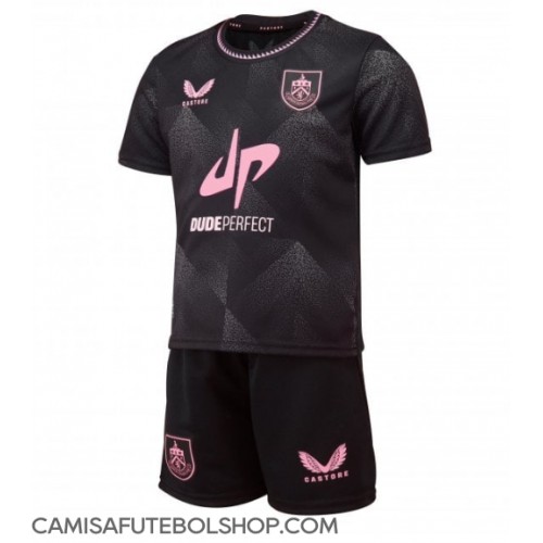 Camisa de time de futebol Burnley Replicas 2º Equipamento Infantil 2024-25 Manga Curta (+ Calças curtas)